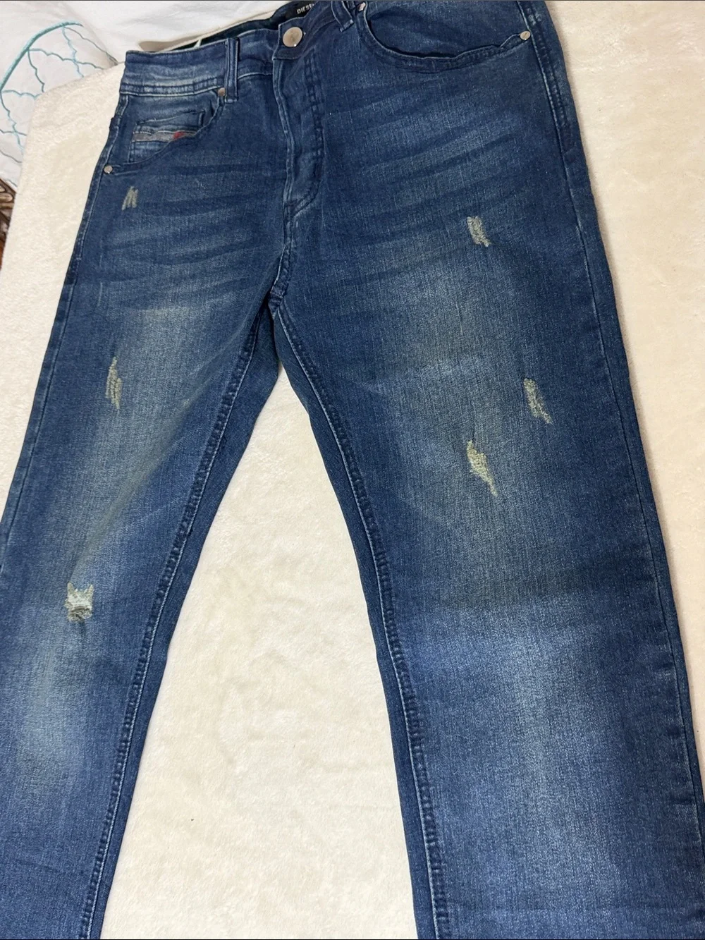 Diesel Sleenker Skinny Jeans Dark Blue 30x31 NWTS